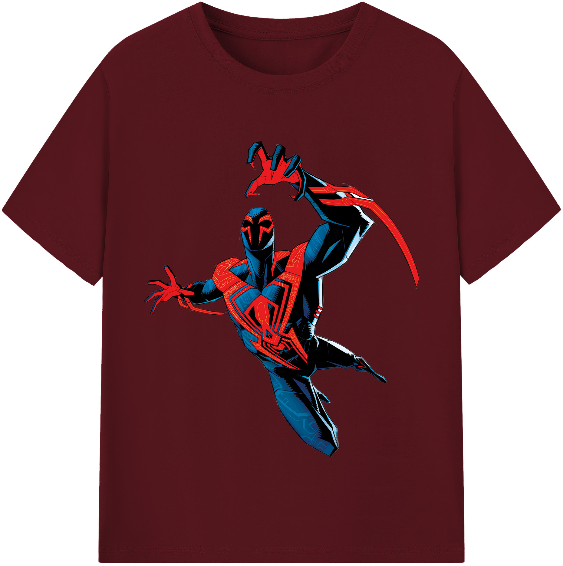 （画像用） Spider Man スパイダーマン 綿100％半袖Tシャツ（フロントプリント）